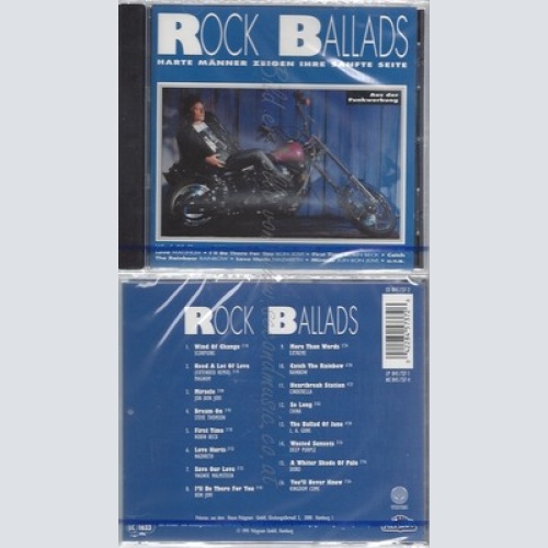 CD--NM-SEALED-ROCK BALLADS -- SCORPIONS, JON BON JOVI, NAZARETH, DORO, RAINBOW.