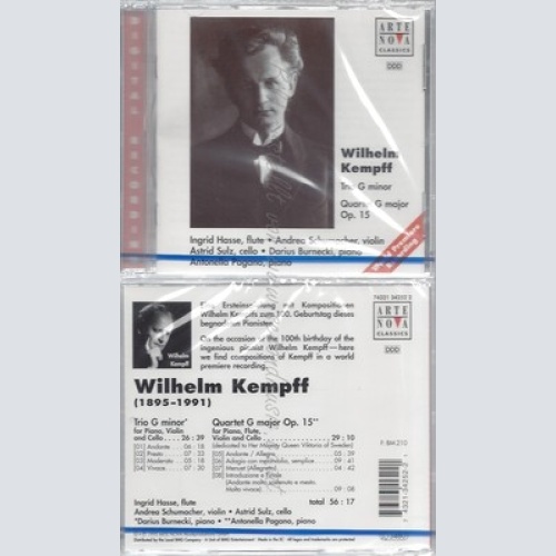 CD--NM-SEALED-LAV.QUART. / HASSE, SCHUMACHER, SULZ UND PAGANO -1996- -- KLAVIER