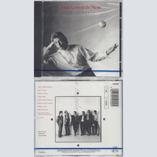 CD--NM-SEALED-HUEY LEWIS & THE NEWS -- SMALL WORLD -1988-
