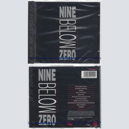 CD--NM-SEALED-NINE BELOW ZERO -- ON THE ROAD AGAIN -1991-