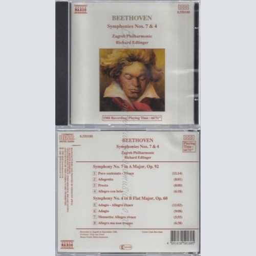 CD--NM-SEALED-RICHARD EDLINGER, ZAGREB PO UND LUDWIG VAN BEETHOVEN -KOMPONIST-