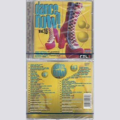 CD--NM-SEALED-VARIOUS -1996- - DOPPEL-CD -- DANCE NOW! VOL.15