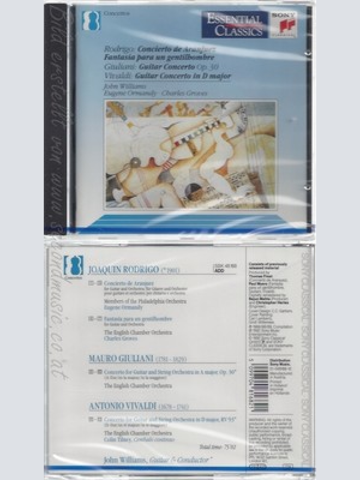 CD--NM-SEALED-J. WILLIAMS, E. ORMANDY, ECO UND GIULLIANI -KOMPONIST- -1992- --