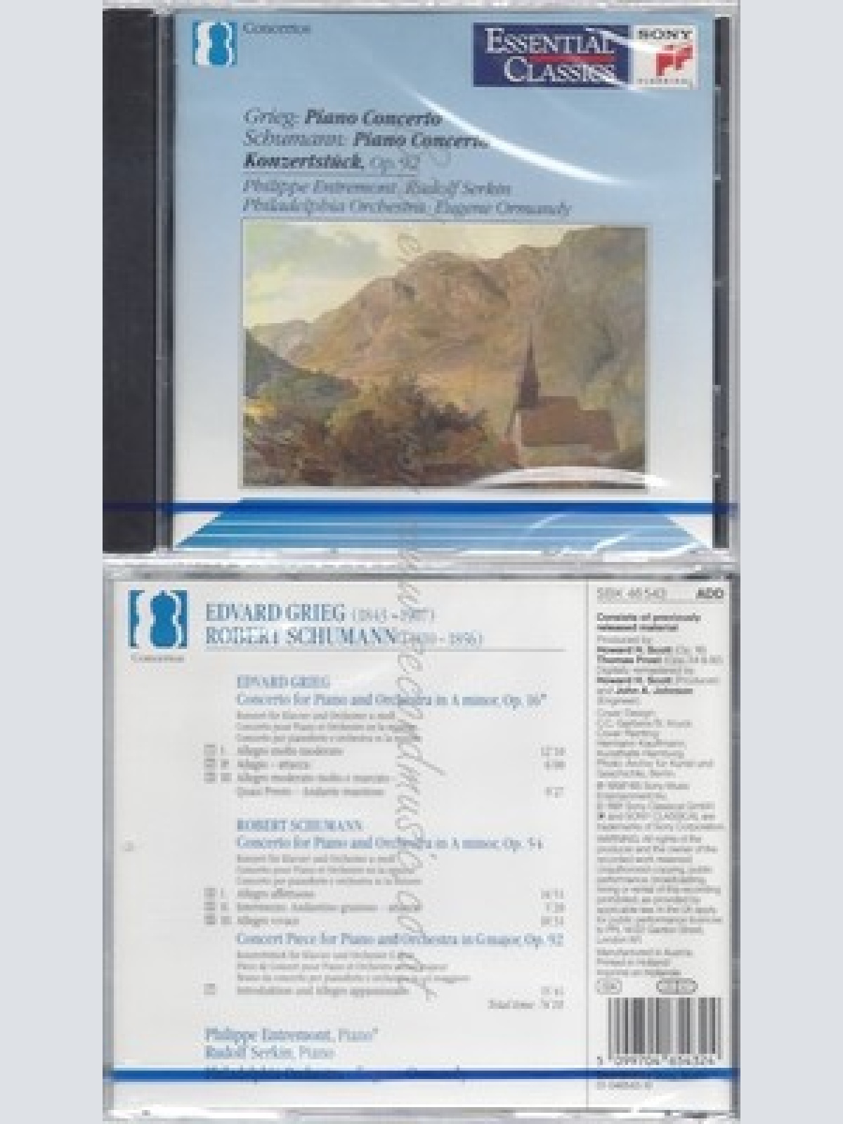 CD--NM-SEALED-KLAVIERKONZERT OP. 92 / EUGENE ORMANDY, PDO, E. GRIEG -KOMPONIST-