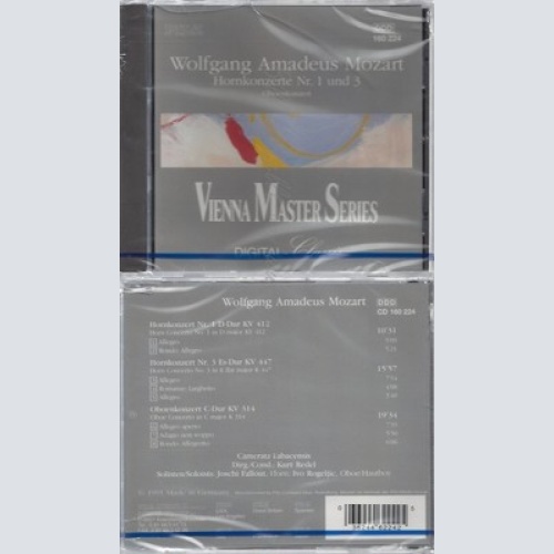 CD--NM-SEALED-OBOE CONCERTO / MOZART, REDEL UND CML -1990- - - -- HORN CON