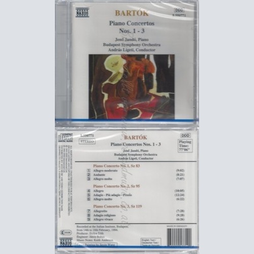 CD--NM-SEALED-JENO JANDO, ANDRAS LIGETI, BUS UND BELA BARTOK -KOMPONIST- -1994-