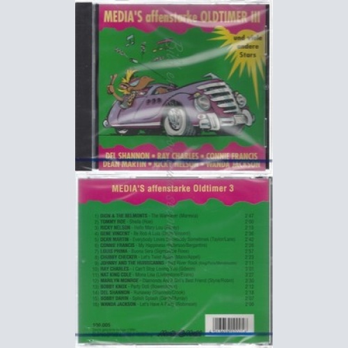 CD--NM-SEALED-DIVERSE -- MEDIA'S AFFENSTARKE OLDTIMER 3 -U.A. MIT DION, RAY CHA