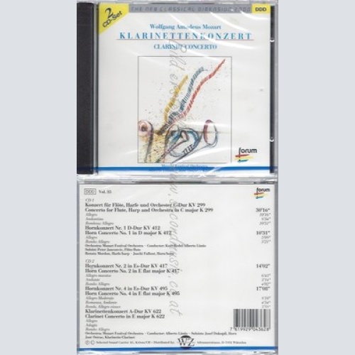 CD--NM-SEALED-DIVERSE -KLASSIK- -1994- -- KLARINETTENKONZERT