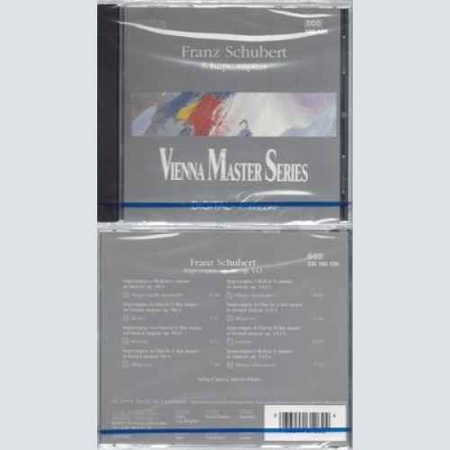 CD--NM-SEALED-CAPOVA UND SCHUBERT -KOMPONIST- -1990- - - -- IMPROMPTUS 1-9