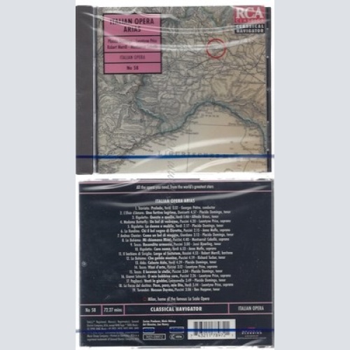 CD--NM-SEALED-PLACIDO DOMINGO, - -- CLASSICAL NAVIGATOR - VOL. 58