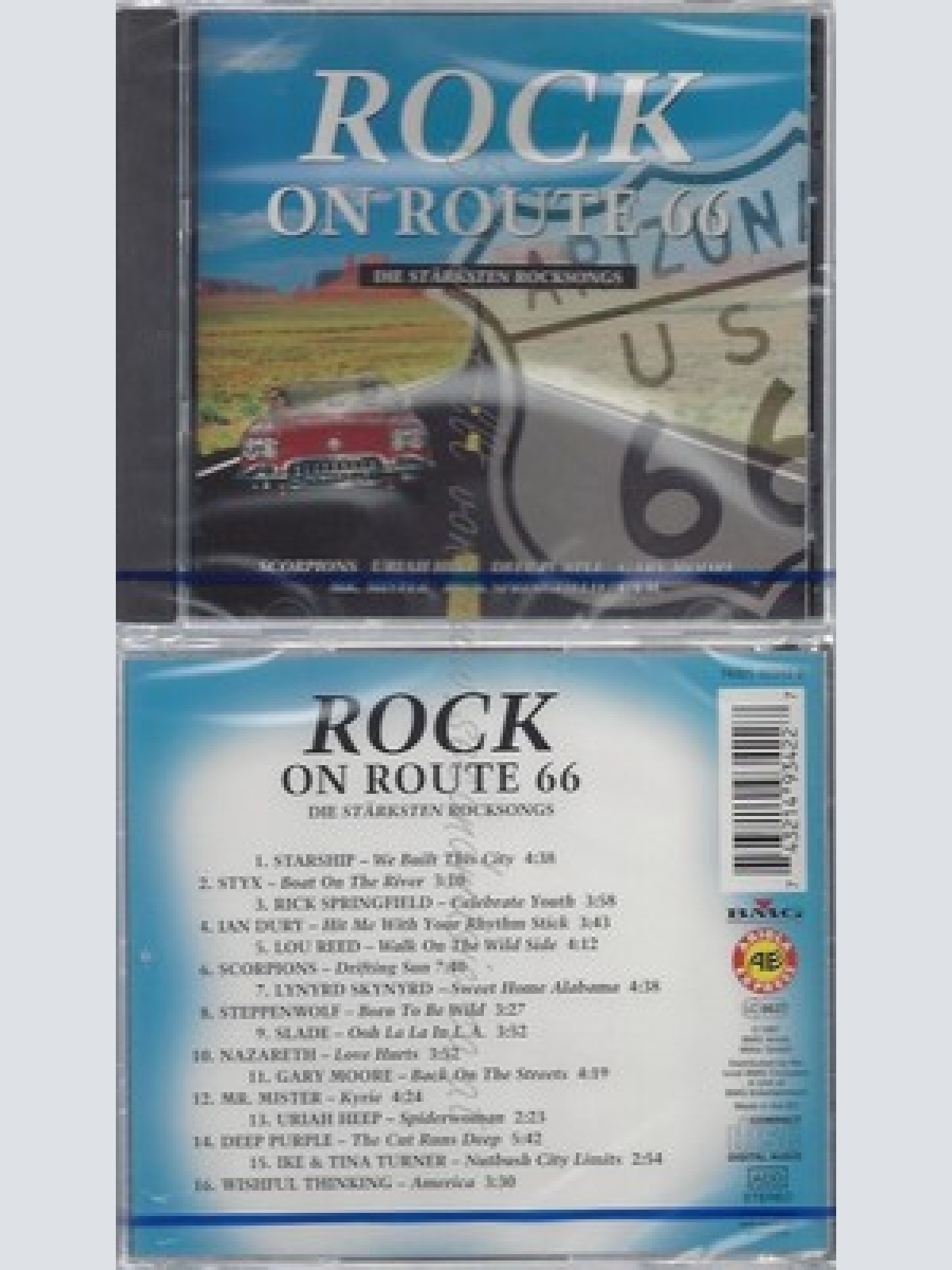 CD--NM-SEALED-EW BOOKLET / VARIOUS -1997- -- ROCK ON ROUTE 66