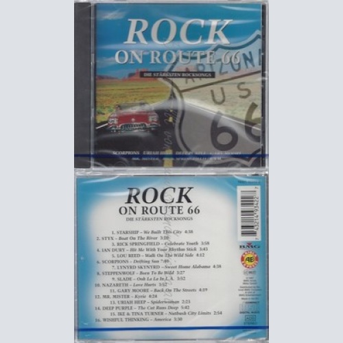 CD--NM-SEALED-EW BOOKLET / VARIOUS -1997- -- ROCK ON ROUTE 66
