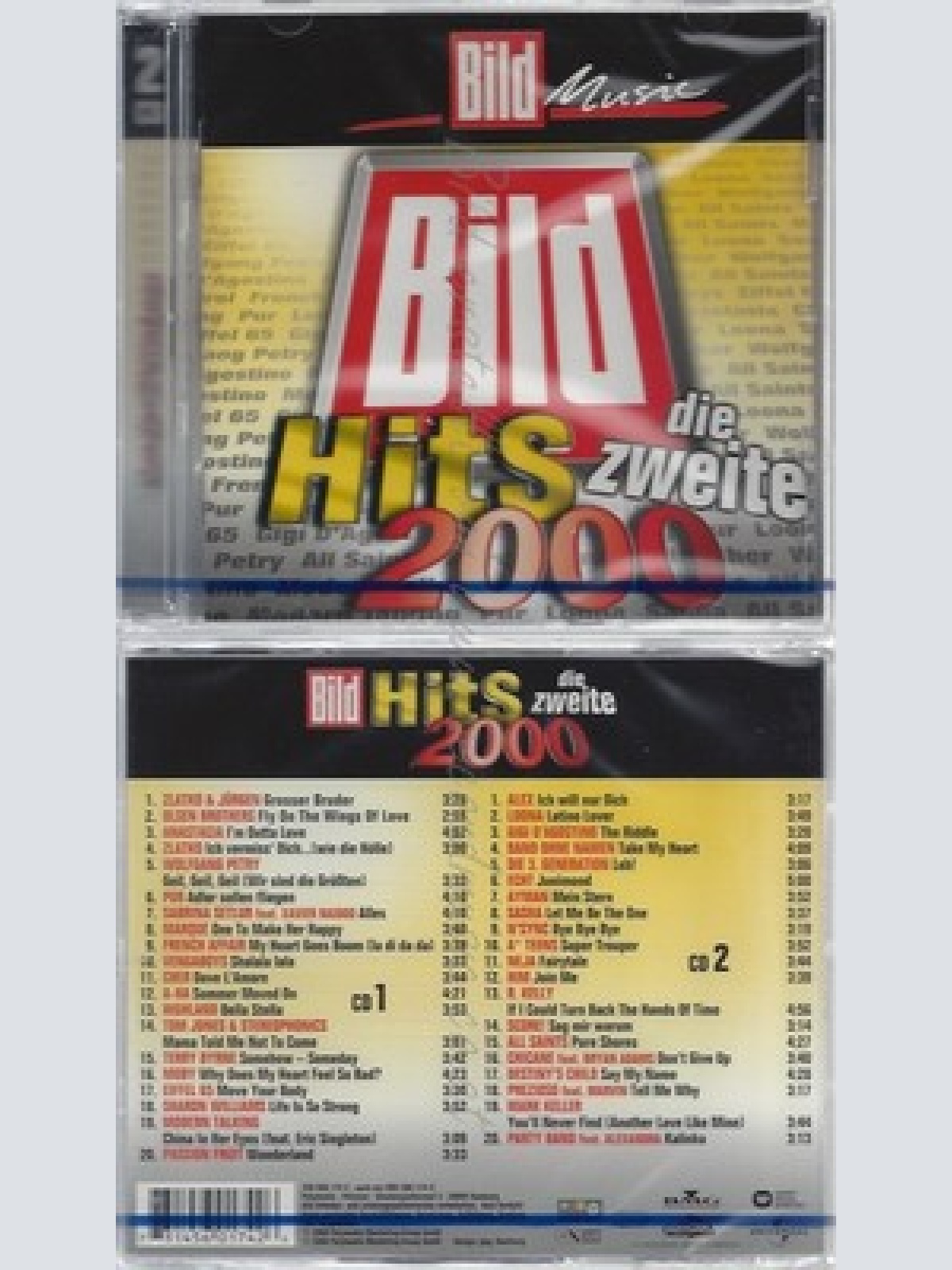 CD--NM-SEALED-VARIOUS -2000- - DOPPEL-CD -- BILD HITS 2000-DIE ZWEITE