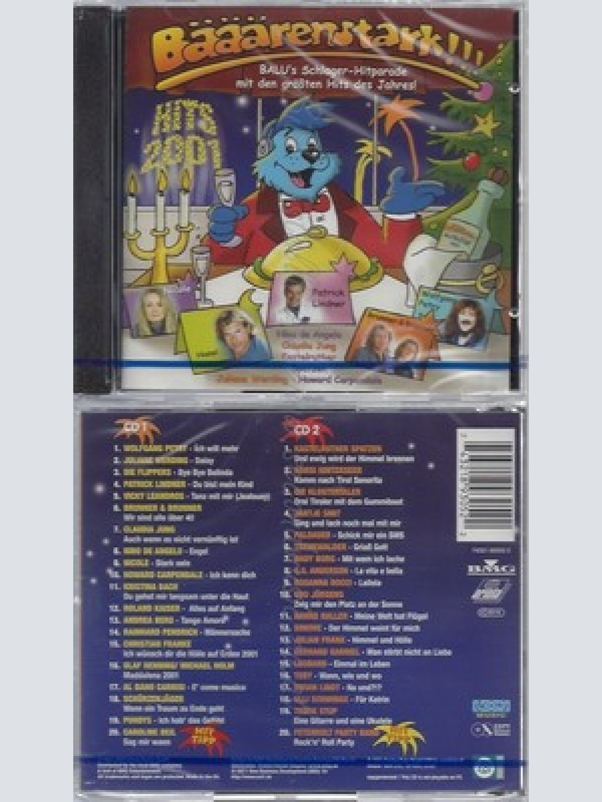 CD--NM-SEALED-VARIOUS -2001- - DOPPEL-CD -- BÄÄÄRENSTARK!!!-HITS 2001