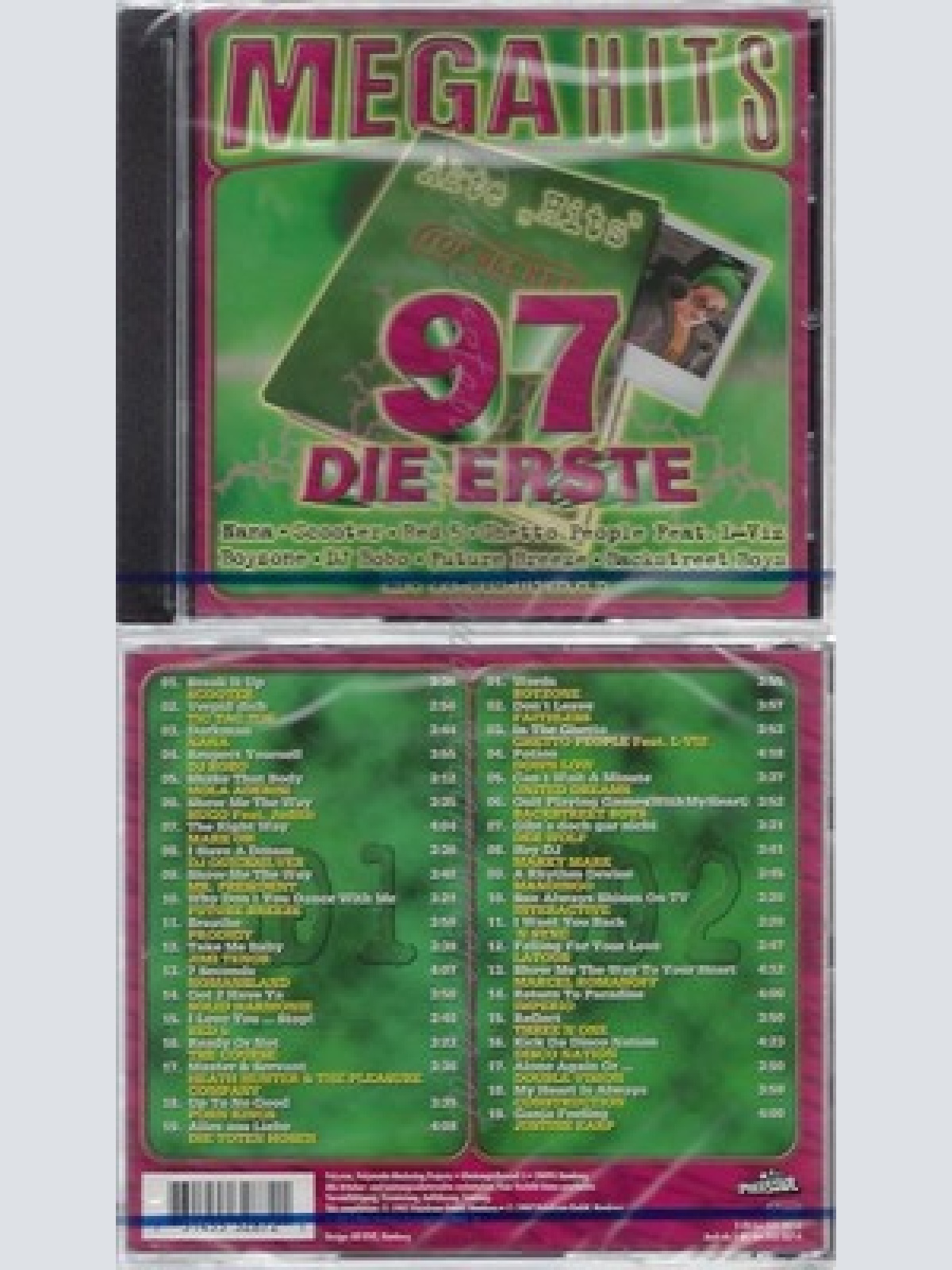 CD--NM-SEALED-VARIOUS -1997- - DOPPEL-CD -- MEGAHITS 97-DIE ERSTE