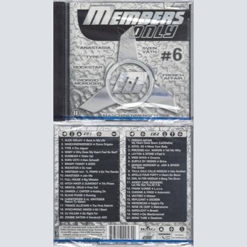 CD--NM-SEALED-VARIOUS -2000- - DOPPEL-CD -- MEMBERS ONLY VOL. 6