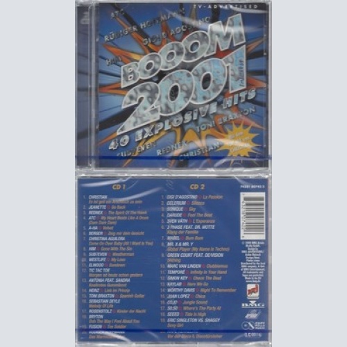 CD--NM-SEALED-VARIOUS -2000- - DOPPEL-CD -- BOOOM 2001 - THE FIRST