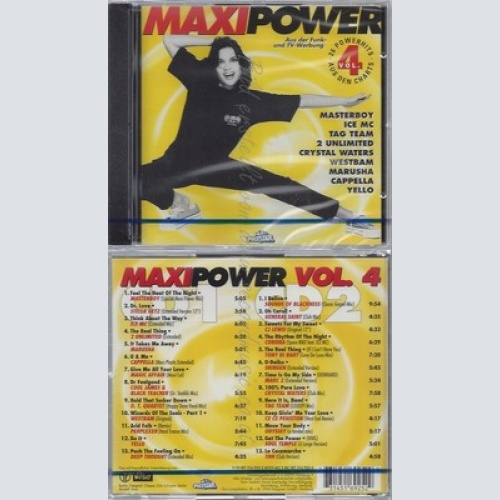 CD--NM-SEALED-VARIOUS -1994- -- MAXI POWER 4 -1994-