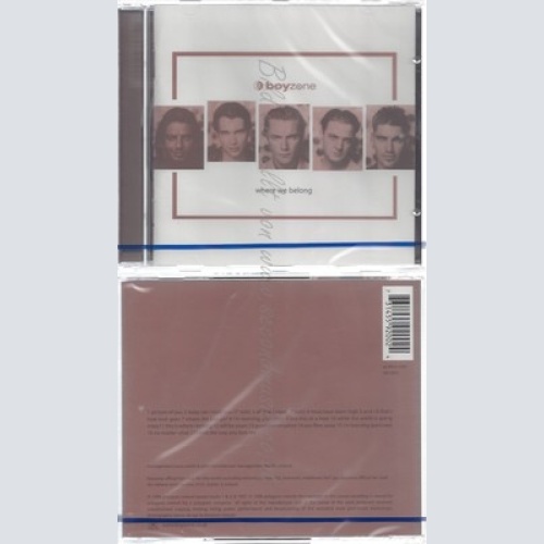 CD--NM-SEALED-BOYZONE -1998- -- WHERE WE BELONG