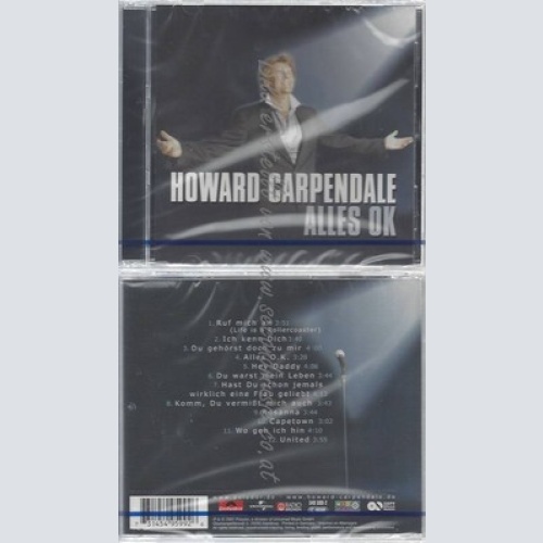 CD-NM-SEALED-HOWARD CARPENDALE -2001- -- ALLES O.K.