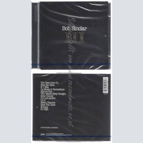 CD-NM-SEALED-BOB SINCLAR -2003- -- III