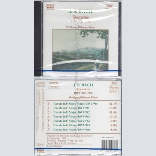 CD--NM-SEALED-WOLFGANG RÜBSAM UND JOHANN SEBASTIAN BACH -KOMPONIST- -1993- -- T