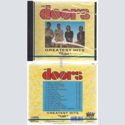 CD-NM-SEALED-THE DOORS -- GREATEST HITS 2