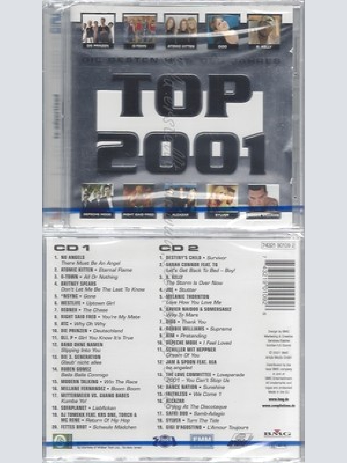 CD--NM-SEALED-VARIOUS -2001- - DOPPEL-CD -- TOP 2001