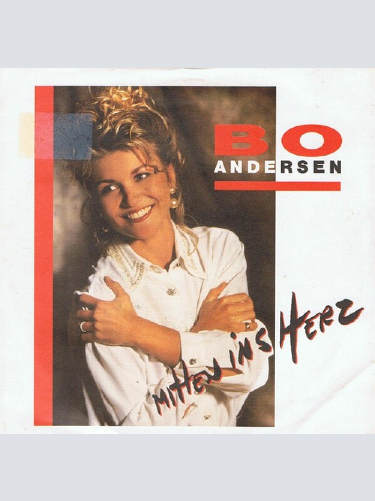 7", Single Bo Andersen - Mitten Ins Herz