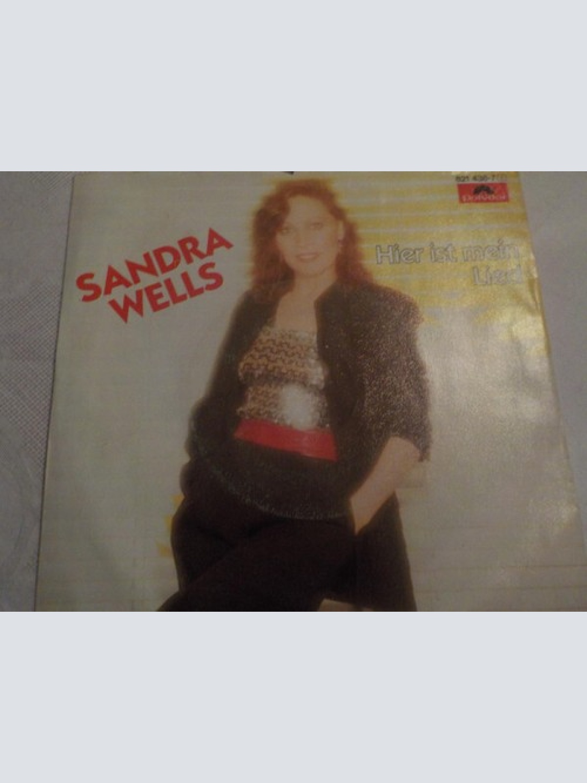 7", Single Sandra Wells - Hier Ist Mein Lied