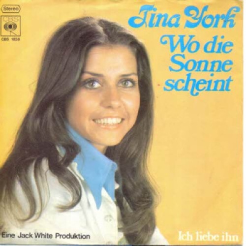 7", Single Tina York - Wo Die Sonne Scheint