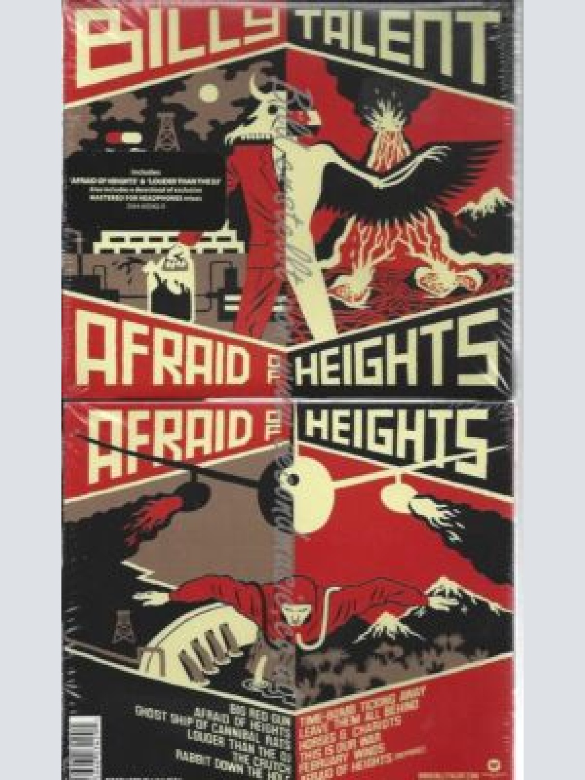 CD--BILLY TALENT  AFRAID OF HEIGHTS