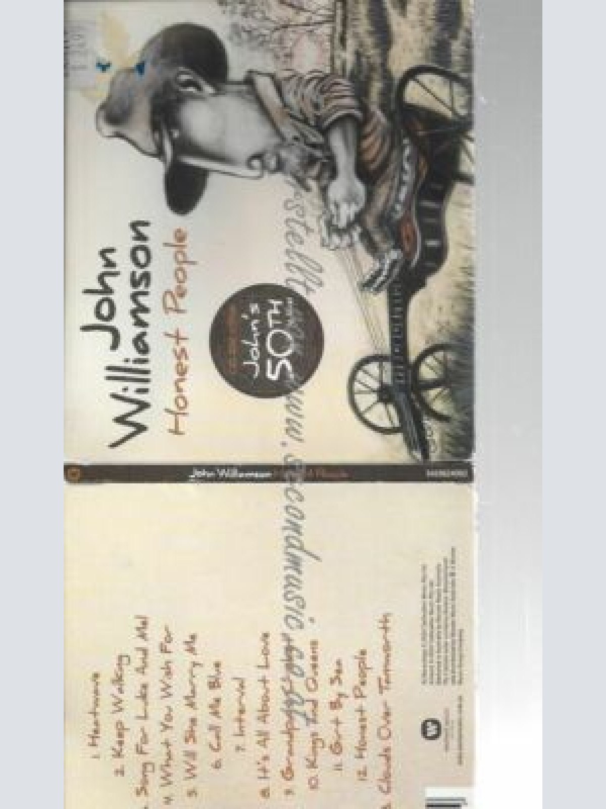 CD--JOHN WILLIAMSON--HONEST PEOPLE