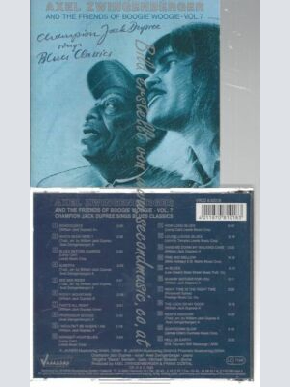 CD--AXEL ZWINGENBERGER  --FRIENDS OF BOOGIE WOOGIE VOL.7