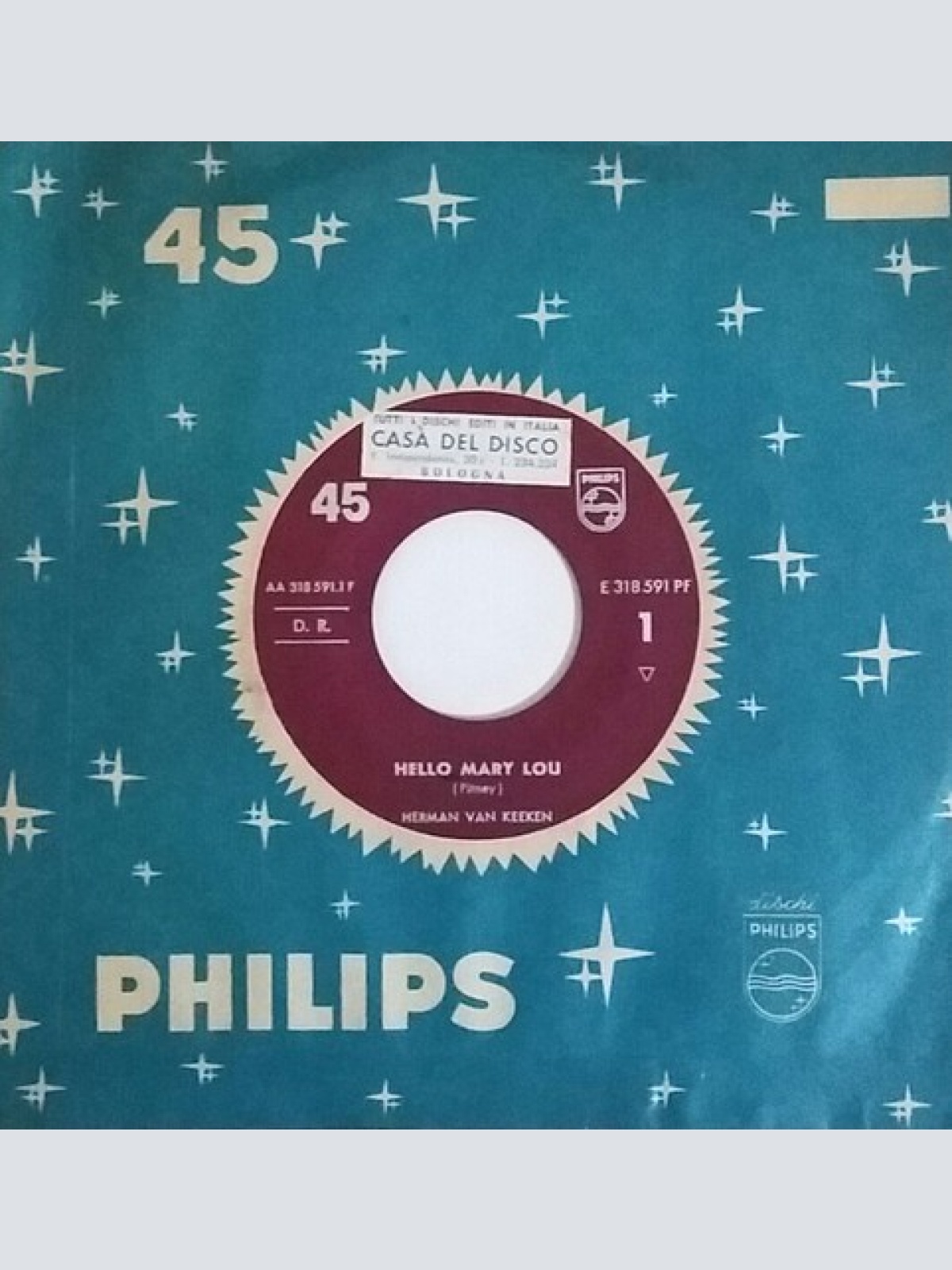 7" Herman van Keeken - Hello Mary Lou