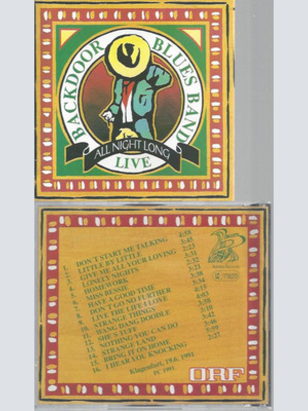 CD-BACKDOOR BLUES BAND ALL NIGHT LONG LIVE