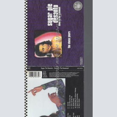 CD--SUGAR PIE DESANTO--DOWN IN THE BASEMENT