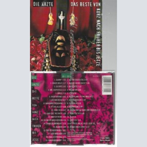 CD--DIE ÄRZTE -DAS BESTE VON KURZ NACH FRÜHER BIS JETZTE