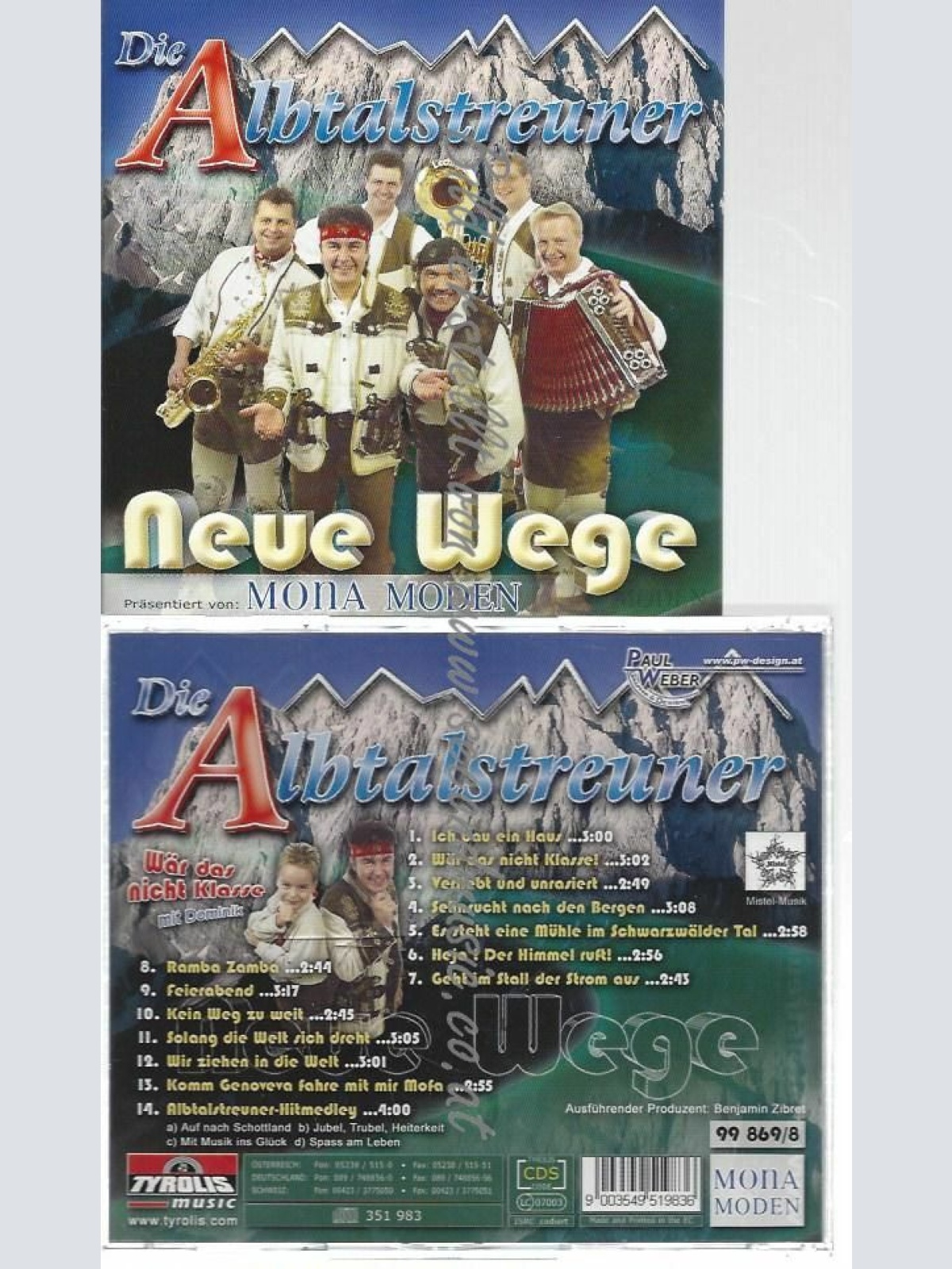 CD--ALBTALSTREUNER,DIE--NEUE WEGE