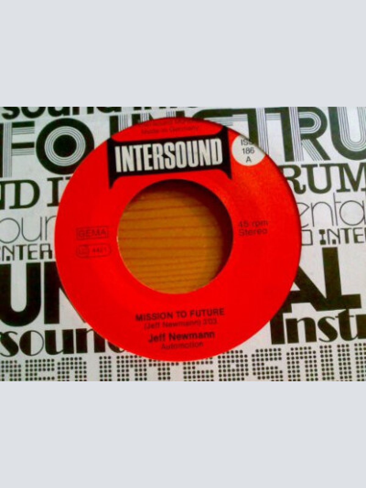 7" Jeff Newmann - Mission To Future