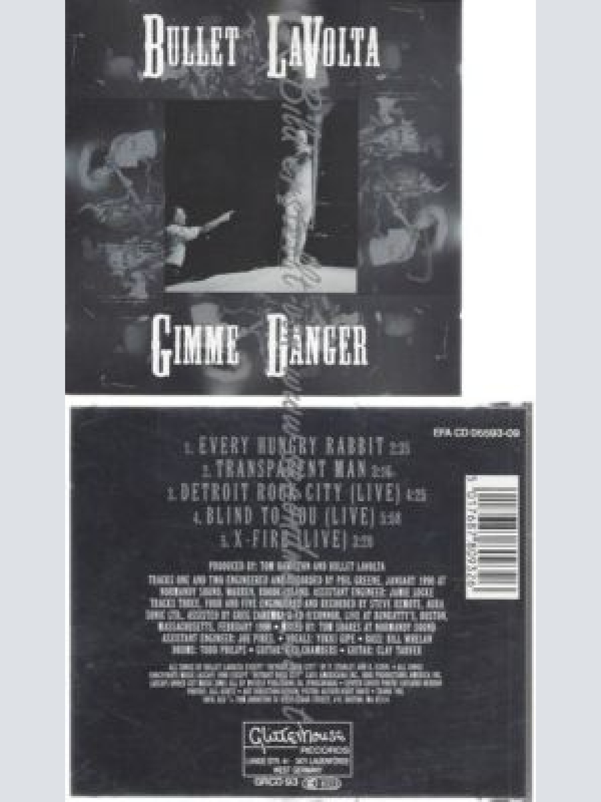 CD--BULLET LAVOLTA--GIMME DANGER
