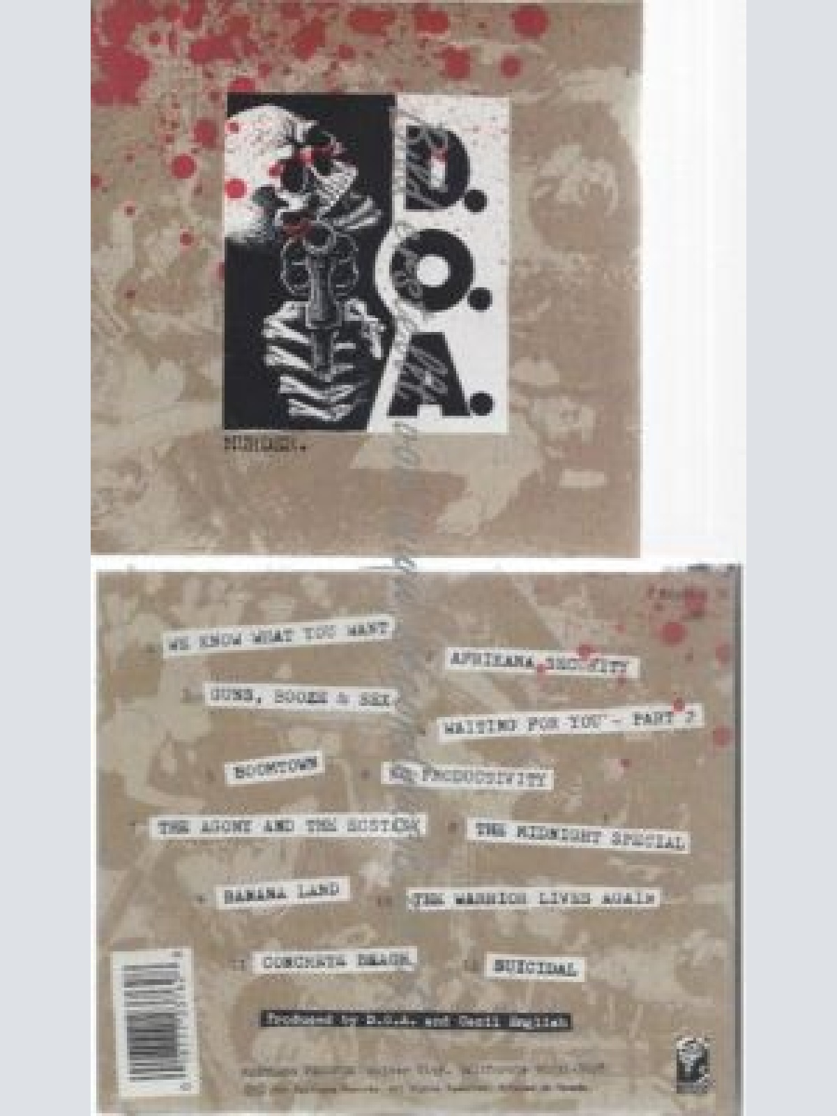 CD--D.O.A.--MURDER -