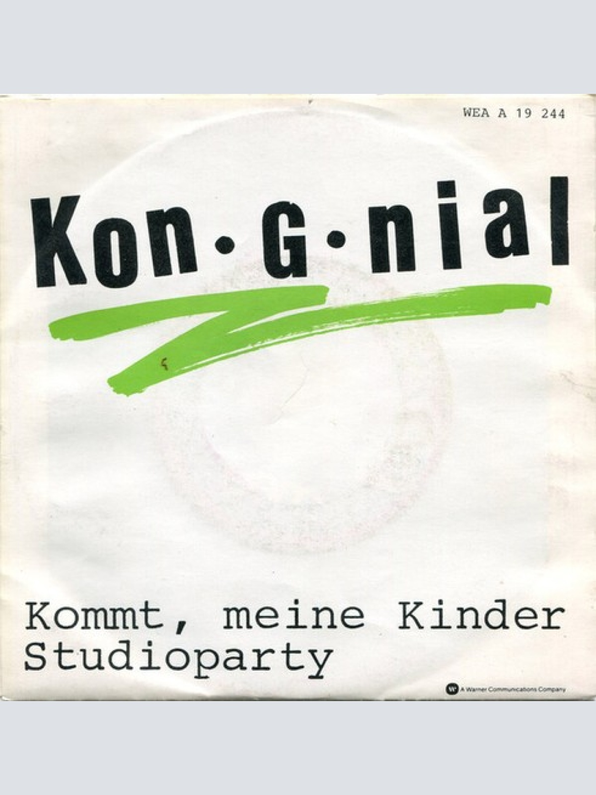 7", Single Kon.G.nial - Kommt Meine Kinder / Studioparty