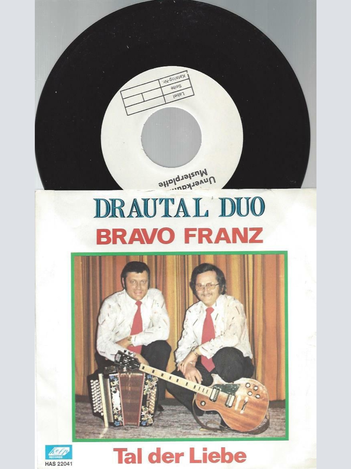7" Drautal Duo – Bravo Franz-- Musterplatte