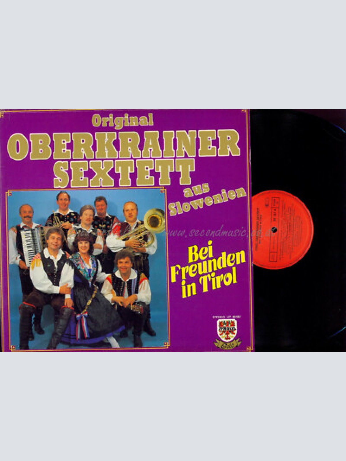 LP--ORIG OBERKRAINER SEXTETT AUS SLOWENIEN BEI FREUNDEN IN TIROL