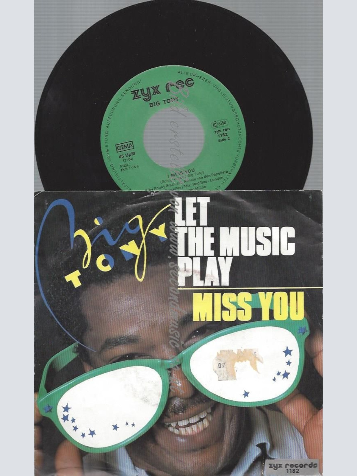 7"   Big Tony  Let The Music Play