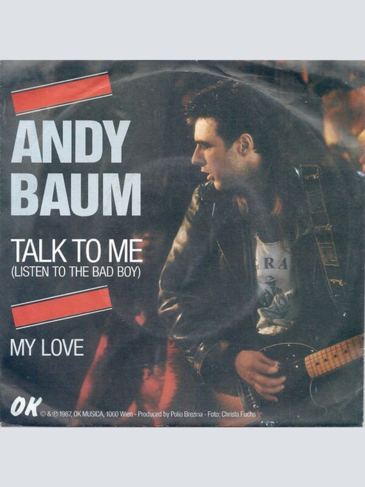 7", Single Andy Baum - Talk To Me (Listen To The Bad Boy)