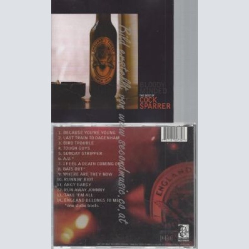 CD--COCK SPARRER--BLOODY MINDED THE BEST OF