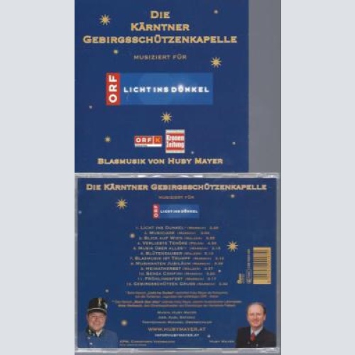 CD--DIE KÄRNTNER GEBIRGSSCHÜTZENKAPELLE HUBY MAYER