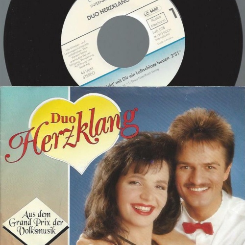 7" Duo Herzklang – Ich Möcht' Mit Dir Ein Luftschloss Bauen